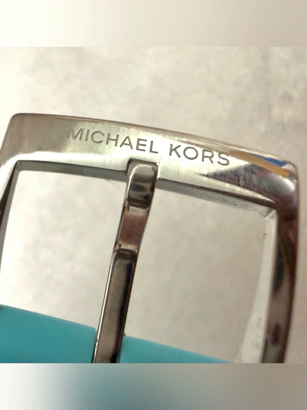 Michael Kors Janelle Turquoise Silicone Watch MK7350 -